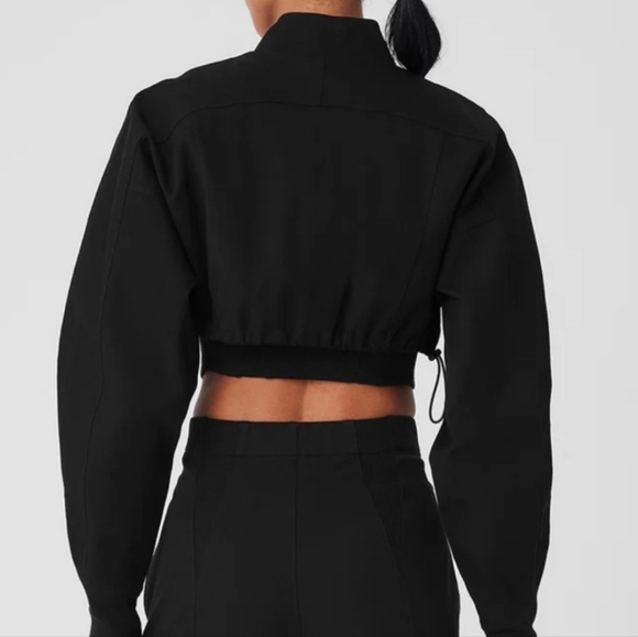 Alo On Point Moto Jacket In Black GUC - Picture 3 of 9